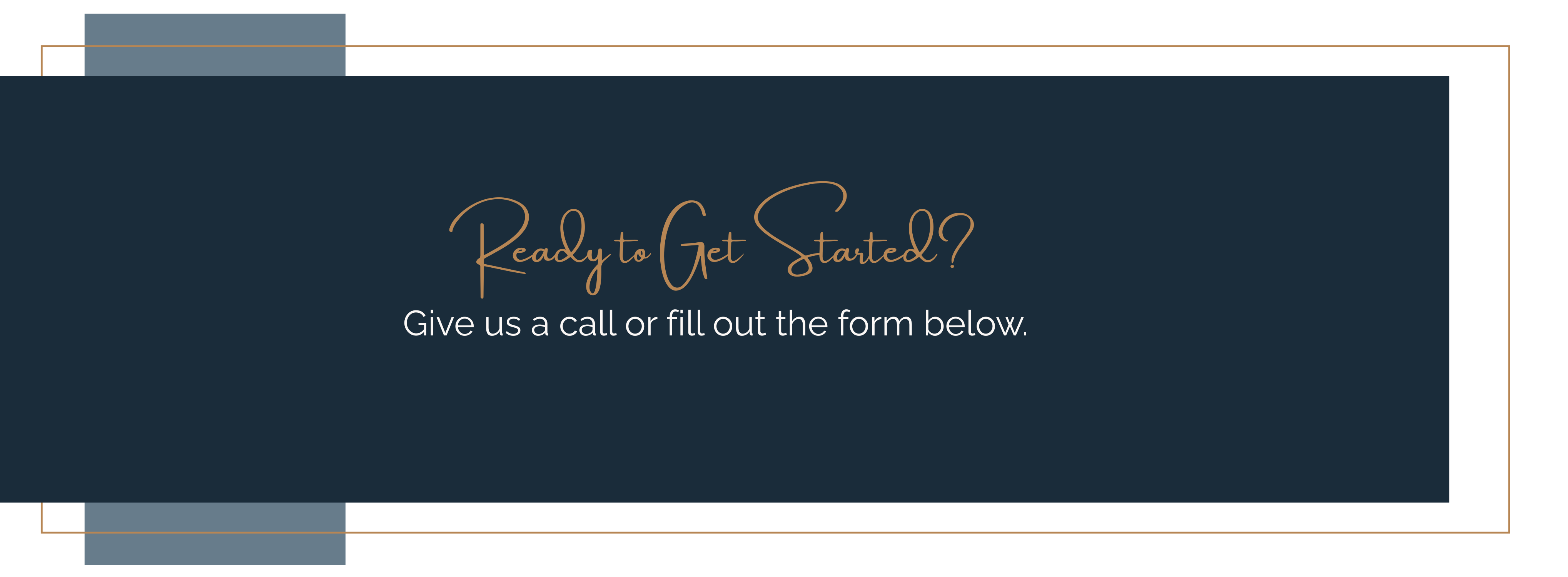 A picture of a sign that says, ready to get started ?